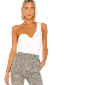 Lovers & Friends Kaela Bodysuit in White (size M)